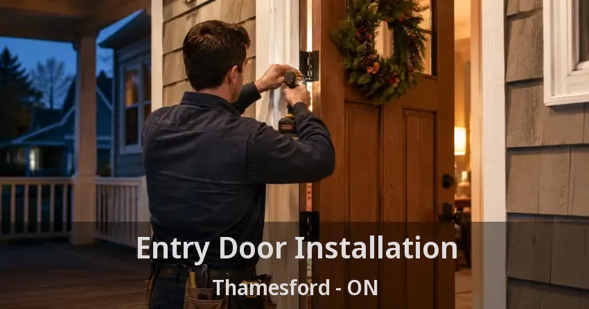 Entry Door Installation Thamesford - ON