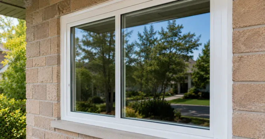 technician installing new insulated glass unit in window frame in Thamesford