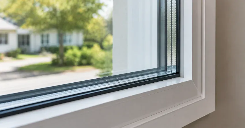 technician replacing window weatherstripping in Thamesford home