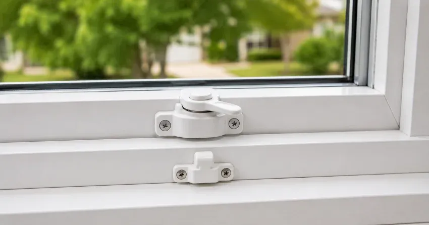 technician installing new window latch hardware in Thamesford