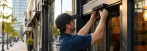 Automatic Storefront Door Thamesford
